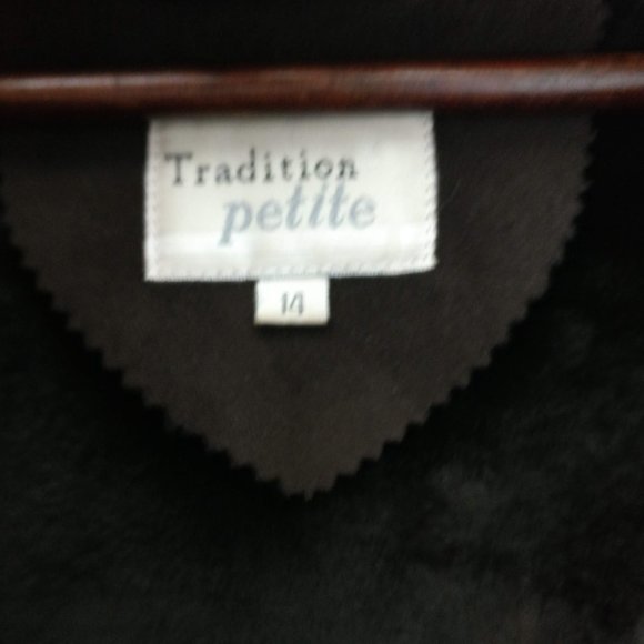 Chocolate Brown Winter Warm Maxi Trench Coat removable Hood/pocket sz14 - Picture 8 of 12